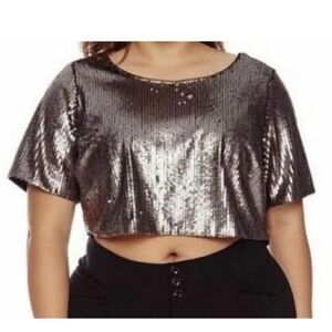 Source-unknown Women's Pink Crop-top